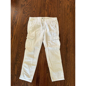 Women's American Eagle Outfitters Beige Cargo Skinny Pants Size 6